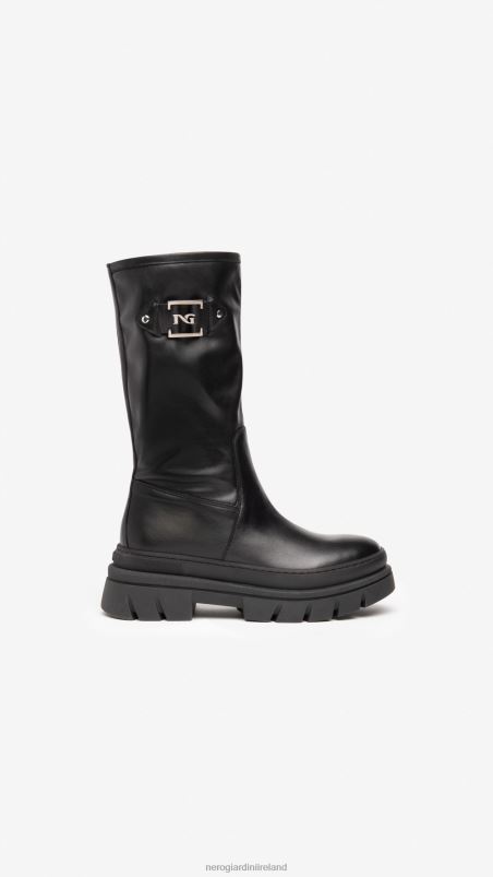 NeroGiardini Women Art. I206068D leather boots Nero N8HP4279