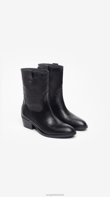 NeroGiardini Women Art. I308280D leather ankle boots Nero N8HP4188
