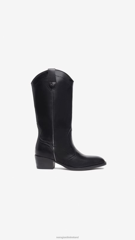 NeroGiardini Women Art. I308282D leather boots Nero N8HP4231