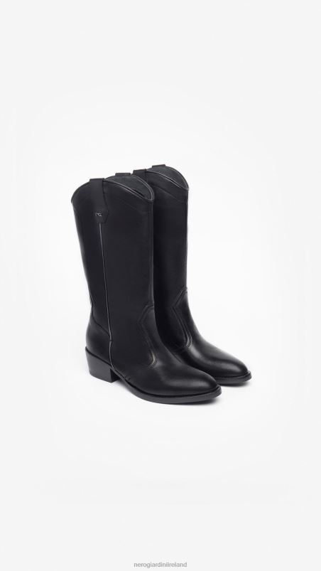 NeroGiardini Women Art. I308282D leather boots Nero N8HP4231