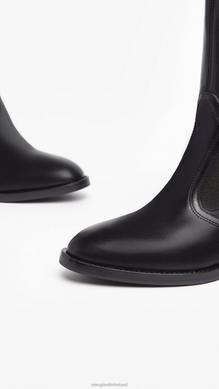 NeroGiardini Women Art. I308282D leather boots Nero N8HP4231
