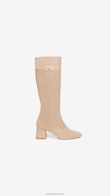 NeroGiardini Women Art. I308659DE leather boots Tortora N8HP4276