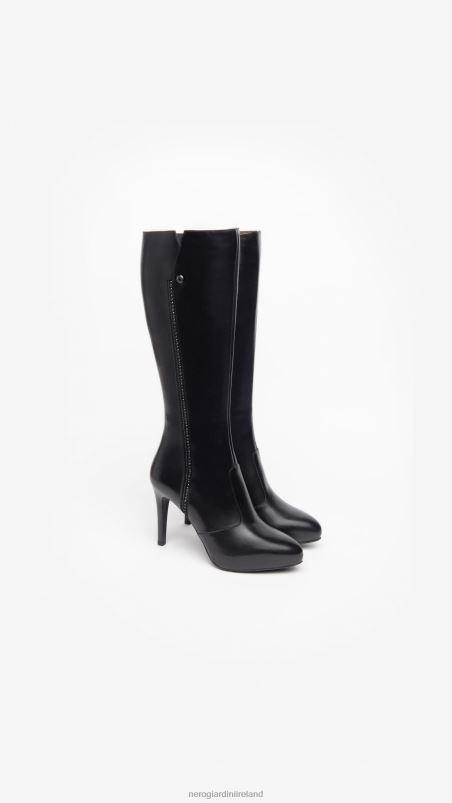 NeroGiardini Women Art. I308690DE leather boots Nero N8HP4268