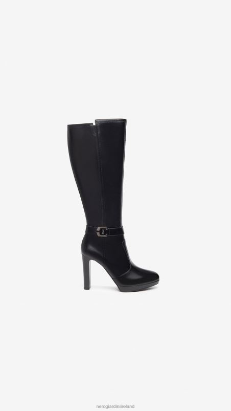 NeroGiardini Women Art. I308711DE leather boots Nero N8HP4254