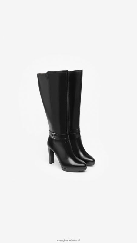 NeroGiardini Women Art. I308711DE leather boots Nero N8HP4254