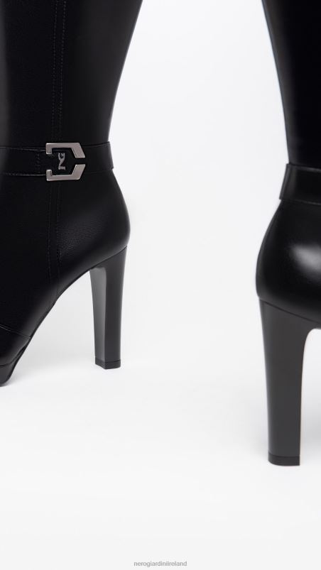 NeroGiardini Women Art. I308711DE leather boots Nero N8HP4254