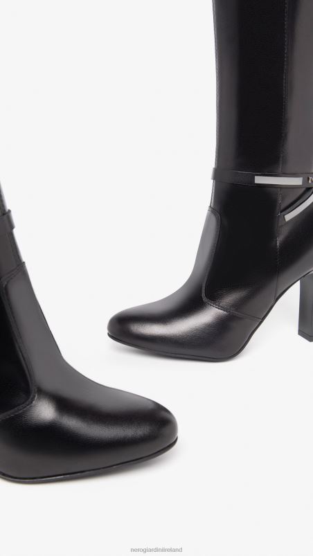 NeroGiardini Women Art. I308744DE leather boots Nero N8HP4264