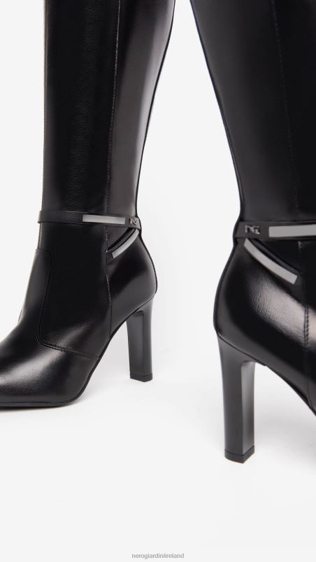 NeroGiardini Women Art. I308744DE leather boots Nero N8HP4264