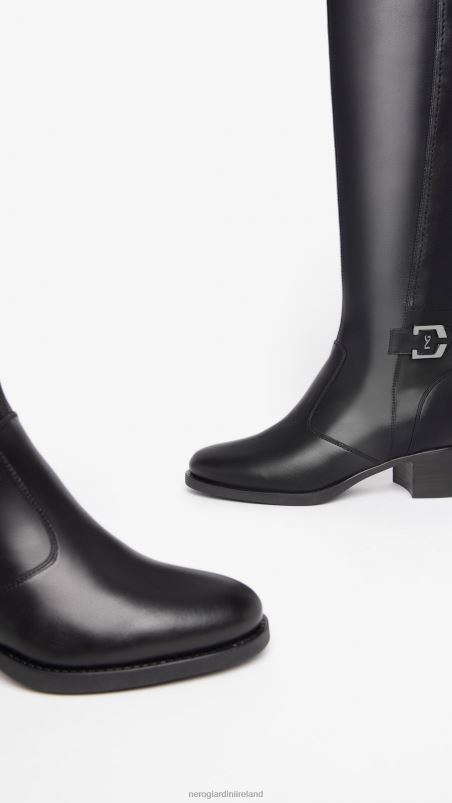 NeroGiardini Women Art. I308800D leather boots Nero N8HP4237