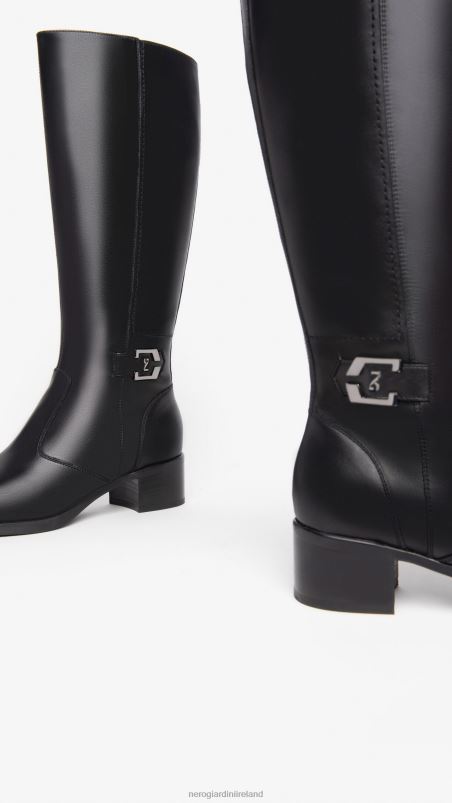 NeroGiardini Women Art. I308800D leather boots Nero N8HP4237