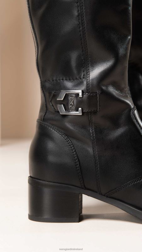 NeroGiardini Women Art. I308800D leather boots Nero N8HP4237