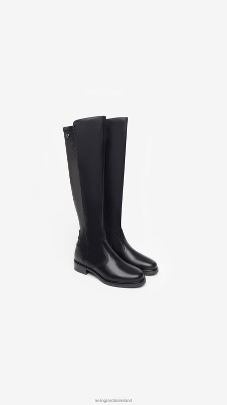NeroGiardini Women Art. I308813D leather boots Nero N8HP4259