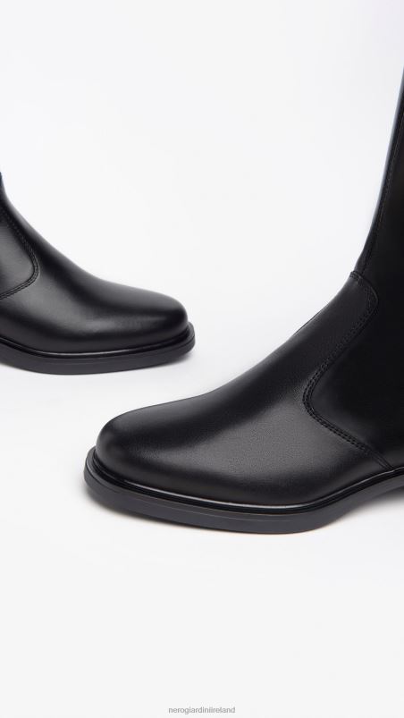NeroGiardini Women Art. I308813D leather boots Nero N8HP4259