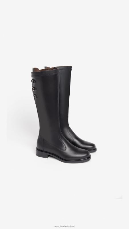 NeroGiardini Women Art. I308814D leather boots Nero N8HP4245