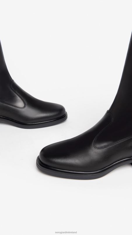 NeroGiardini Women Art. I308814D leather boots Nero N8HP4245