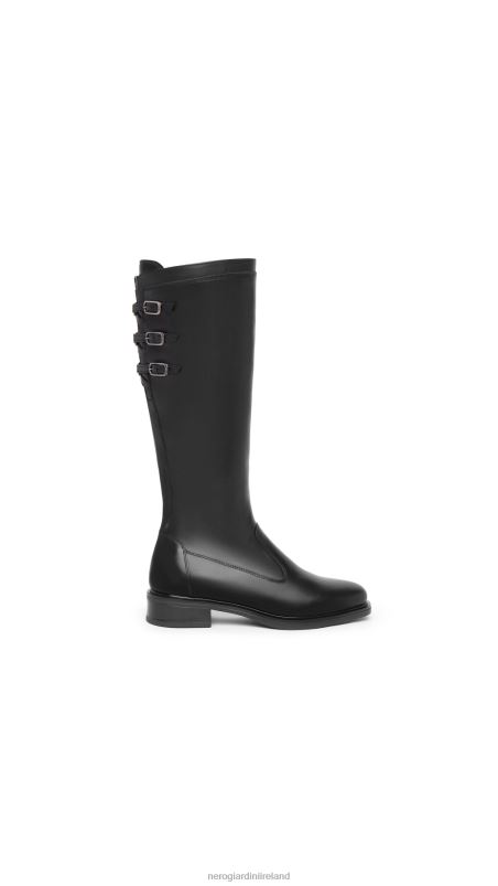 NeroGiardini Women Art. I308814D leather boots Nero N8HP4245