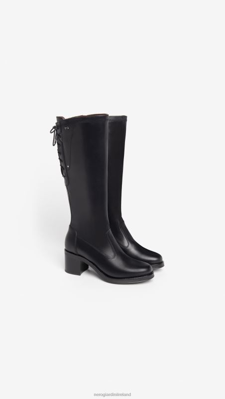 NeroGiardini Women Art. I308821D leather boots Nero N8HP4241