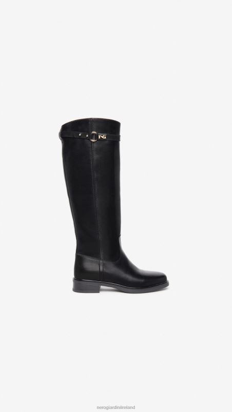 NeroGiardini Women Art. I308850D leather boots Nero N8HP4244