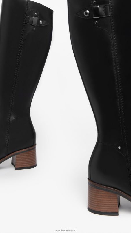 NeroGiardini Women Art. I308860D leather boots Nero N8HP4258