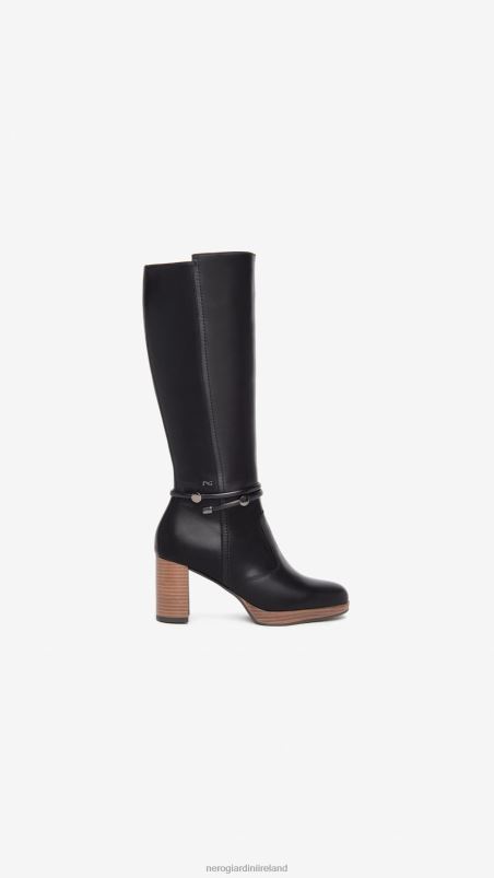 NeroGiardini Women Art. I308880D leather boots Nero N8HP4243