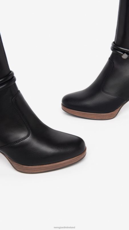 NeroGiardini Women Art. I308880D leather boots Nero N8HP4243