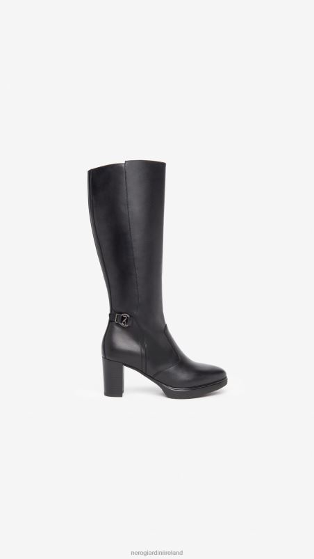 NeroGiardini Women Art. I308900D leather boots Nero N8HP4235