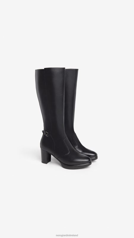 NeroGiardini Women Art. I308900D leather boots Nero N8HP4235
