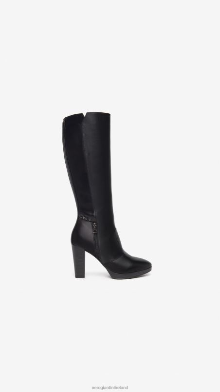 NeroGiardini Women Art. I308910D leather boots Nero N8HP4236