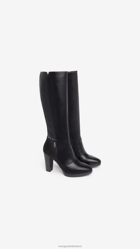 NeroGiardini Women Art. I308910D leather boots Nero N8HP4236
