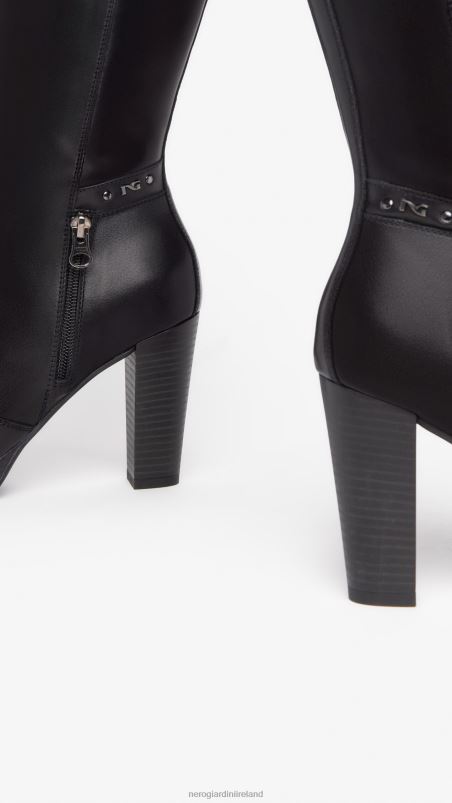 NeroGiardini Women Art. I308910D leather boots Nero N8HP4236