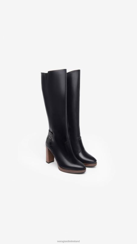 NeroGiardini Women Art. I308920D leather boots Nero N8HP4246