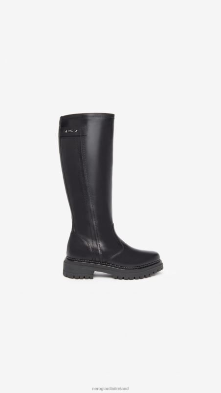 NeroGiardini Women Art. I308956D leather boots Nero N8HP4242