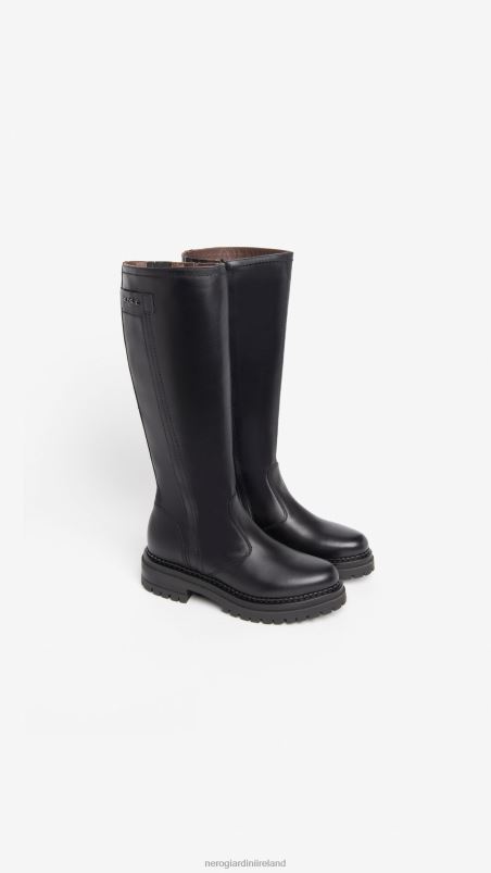 NeroGiardini Women Art. I308956D leather boots Nero N8HP4242
