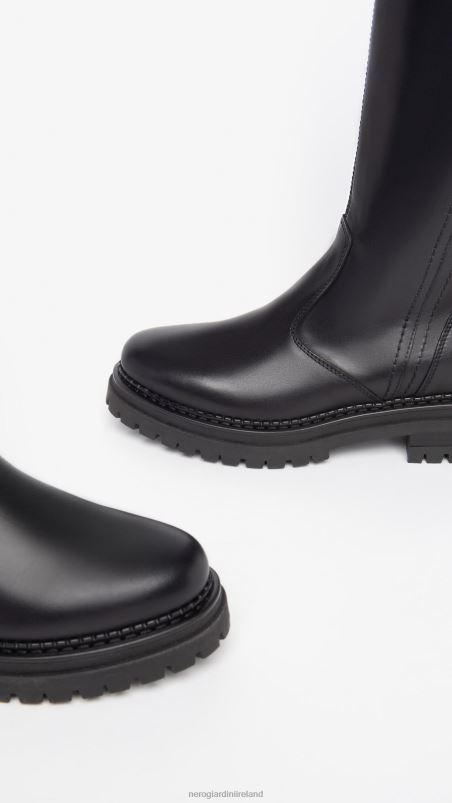 NeroGiardini Women Art. I308956D leather boots Nero N8HP4242