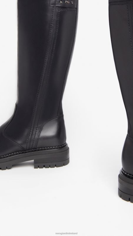 NeroGiardini Women Art. I308956D leather boots Nero N8HP4242