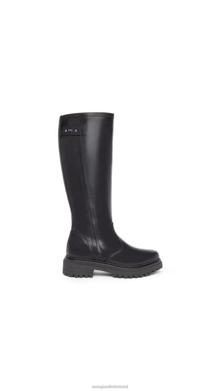 NeroGiardini Women Art. I308956D leather boots Nero N8HP4242