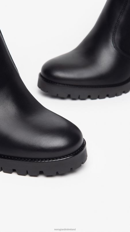 NeroGiardini Women Art. I308982D leather boots Nero N8HP4255