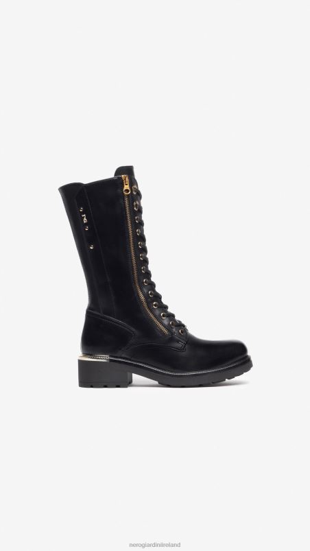 NeroGiardini Women Art. I308991D leather boots Nero N8HP4249