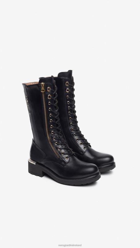 NeroGiardini Women Art. I308991D leather boots Nero N8HP4249