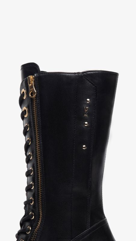 NeroGiardini Women Art. I308991D leather boots Nero N8HP4249