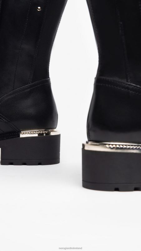 NeroGiardini Women Art. I308991D leather boots Nero N8HP4249