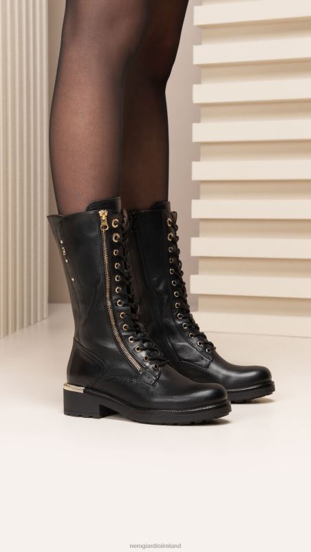 NeroGiardini Women Art. I308991D leather boots Nero N8HP4249