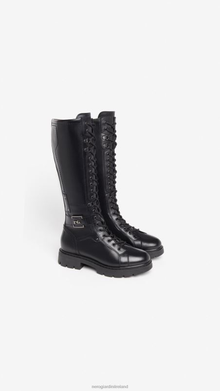 NeroGiardini Women Art. I309063D leather boots Nero N8HP4248