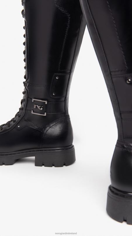 NeroGiardini Women Art. I309063D leather boots Nero N8HP4248