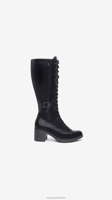 NeroGiardini Women Art. I309081D leather boots Nero N8HP4262