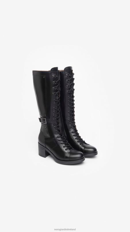 NeroGiardini Women Art. I309081D leather boots Nero N8HP4262