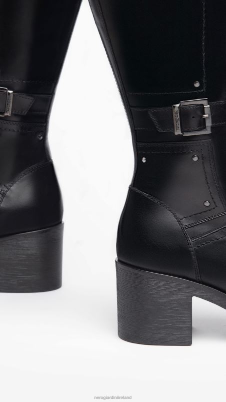 NeroGiardini Women Art. I309081D leather boots Nero N8HP4262