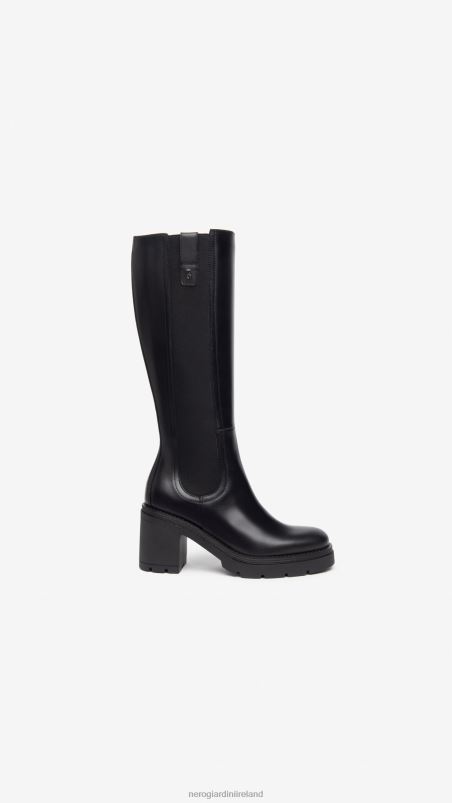 NeroGiardini Women Art. I309162D leather boots Nero N8HP4260