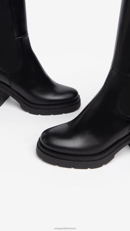 NeroGiardini Women Art. I309162D leather boots Nero N8HP4260
