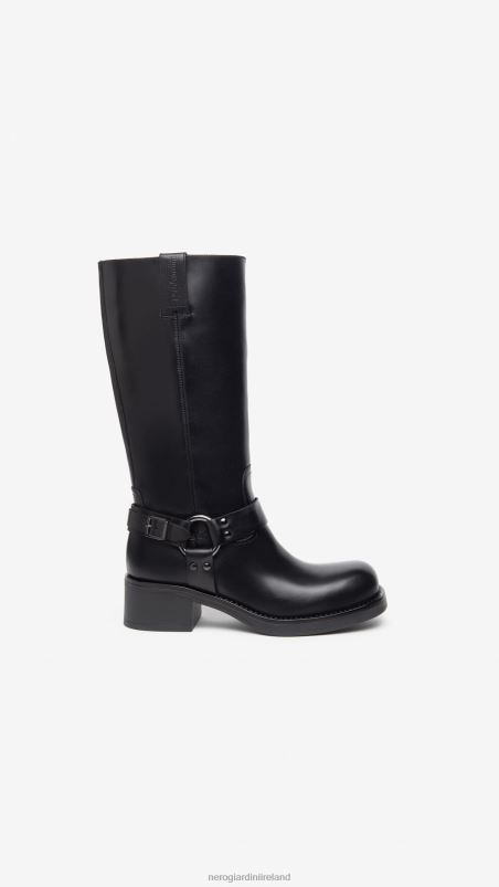 NeroGiardini Women Art. I309221D leather boots Nero N8HP4265